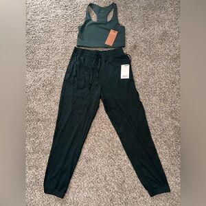 Women's Dark Green Athletic set